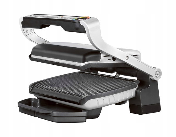 Kontaktowy grill elektryczny Tefal OptiGrill GC705D16 srebrny/szary 2000 W