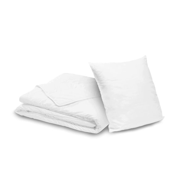 Komplet pościeli Home Collection LKS25 biały 140x200 cm z poduszką 60x60 cm