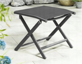 Krzesło ogrodowe Livarno Home aluminium szary