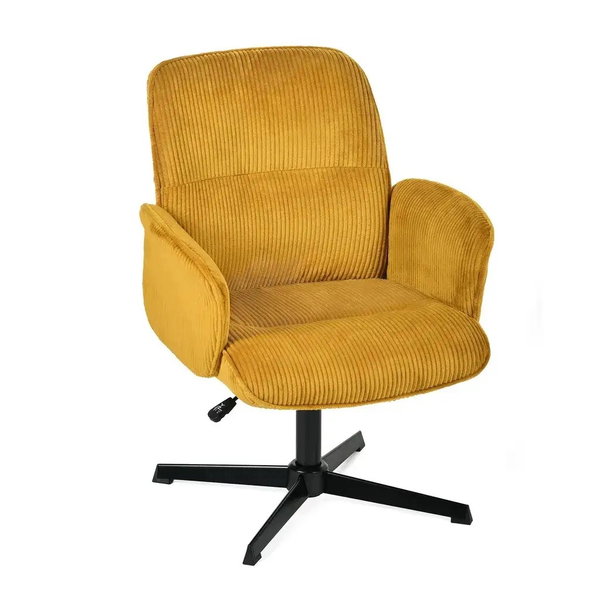 Krzesło MEUBLE COSY Obrotowe Ginger Regulacja wysokości sztruksowe