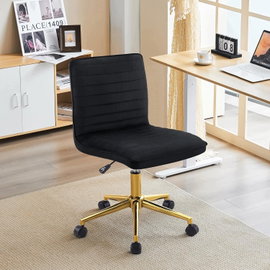 Krzesło biurowe Furnimart Home Office Ergonomiczne model XR Czarny