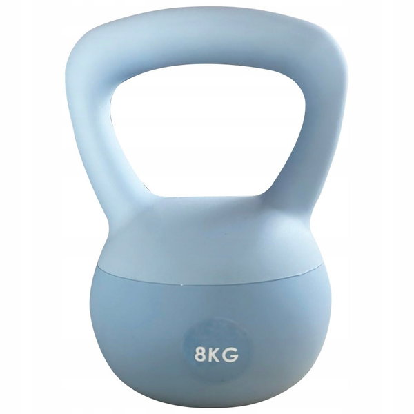Kettlebell IronSand 8kg Miękki hantel ochrona podłogi do ćwiczeń