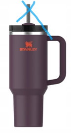 Kubek Stanley Quencher H2.0 Plum 1.2L Zimno 11h Mrożone 48h Zmywarka