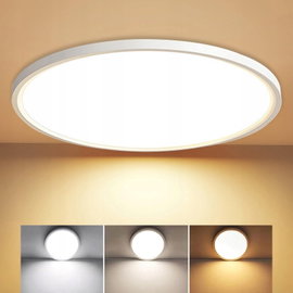 Lampa sufitowa LED ModelX Wodoodporna 30cm 20W 3 Kolory Barwowe IP44
