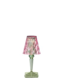 Lampa stolowa Kartell Battery rozowa mietowa wysokosc 30 cm