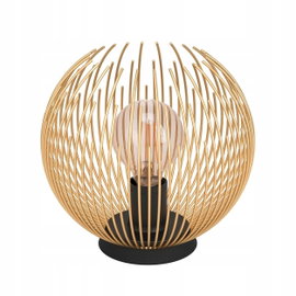 Lampa stołowa EGLO Wenezuela złoty czarny dekoracyjna do sypialni