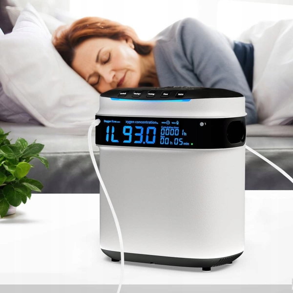 Koncentrator Creliver model regulacja 1-7 l/min cichy 42 dB