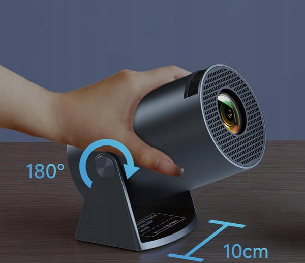 Mini Projektor Polocsh HY300 Pro Full HD 720P WiFi czarny