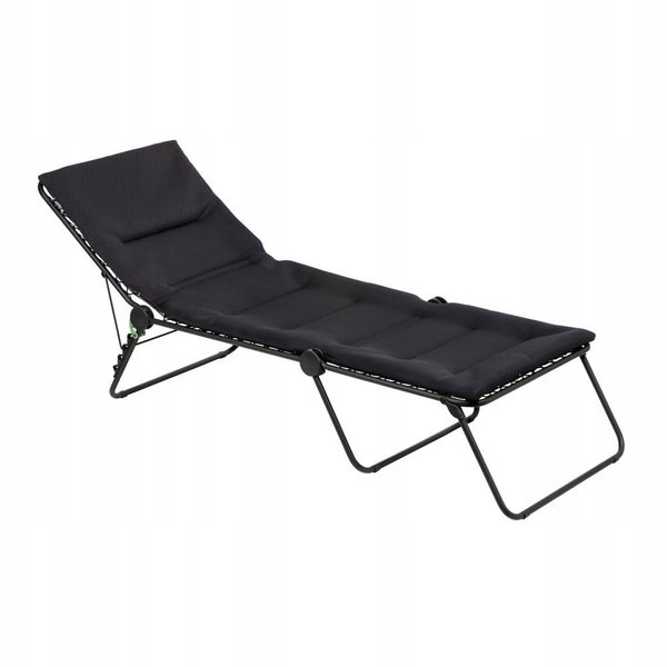 Leżak Lafuma Mobilier szary stalowy komfortowy i nowoczesny design