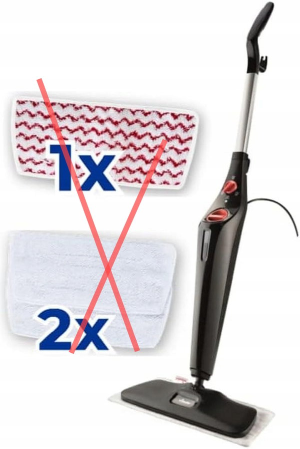 Mop parowy Vileda Steam PLUS Power Pad XXL do podłóg parkietu i dywanów