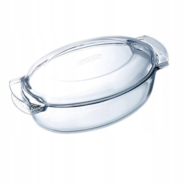 Naczynie żaroodporne Pyrex Classic 5,8 l owalne ze szklaną pokrywą