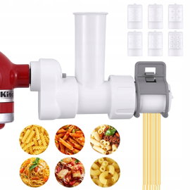 Nasadka KitchenAid do makaronu biała 6 kształtów szczotka w zestawie