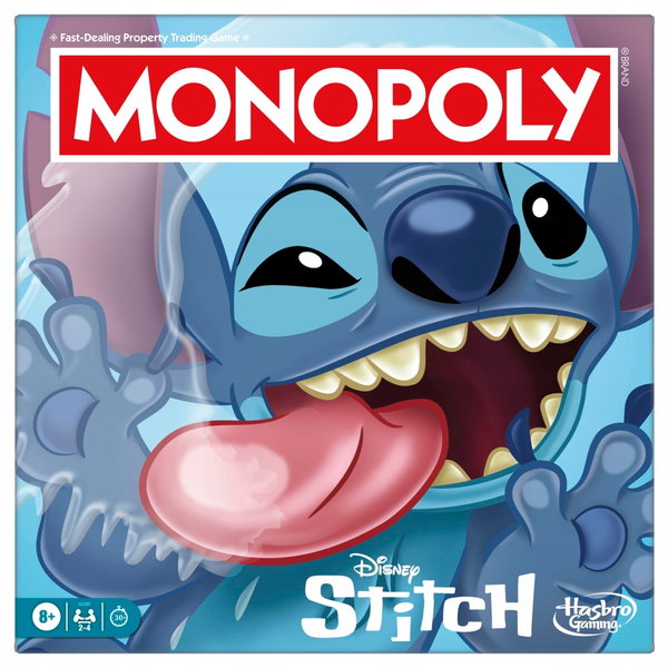 Monopoly Gra planszowa Disney Stitch Edition - wersja angielska
