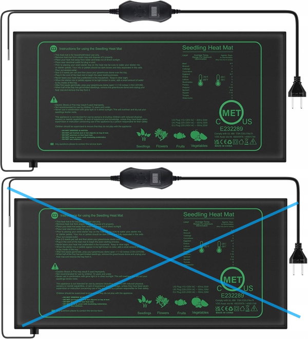 Mojimdo 1 sztuka maat grzewcza szklarnia pokojowa terrarium