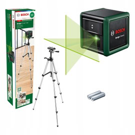 Laser krzyżowy Bosch Quigo green ze statywem precyzyjne pomiary