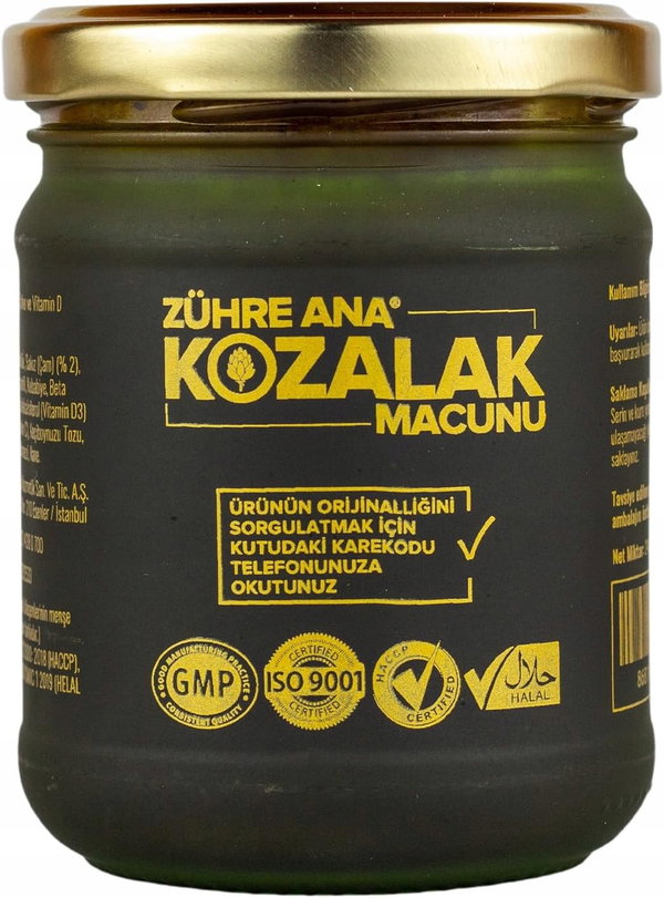 Pasta Zühre Ana Kozalak Macunu 240 g Tradycyjna z Turcji