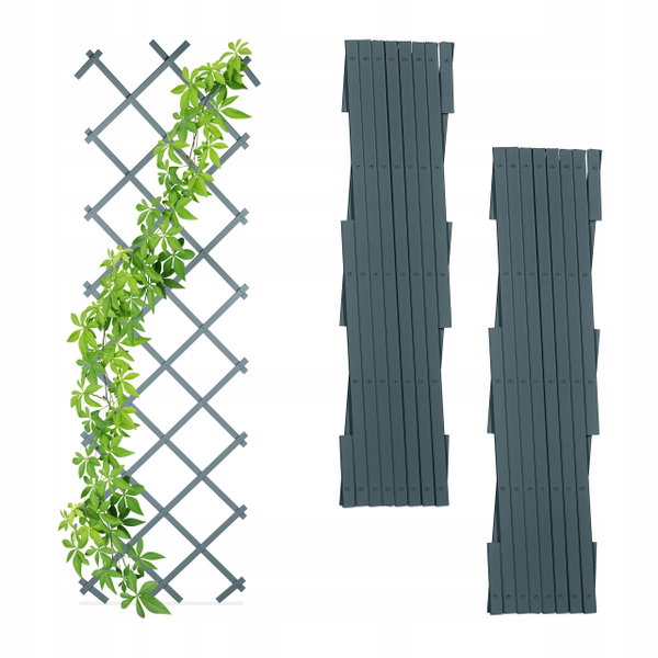 Pergola Relaxdays tworzywo sztuczne krata 180 cm