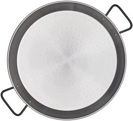 Patelnia Garcima Patelnia do paelli ze stali polerowanej 45 cm szara