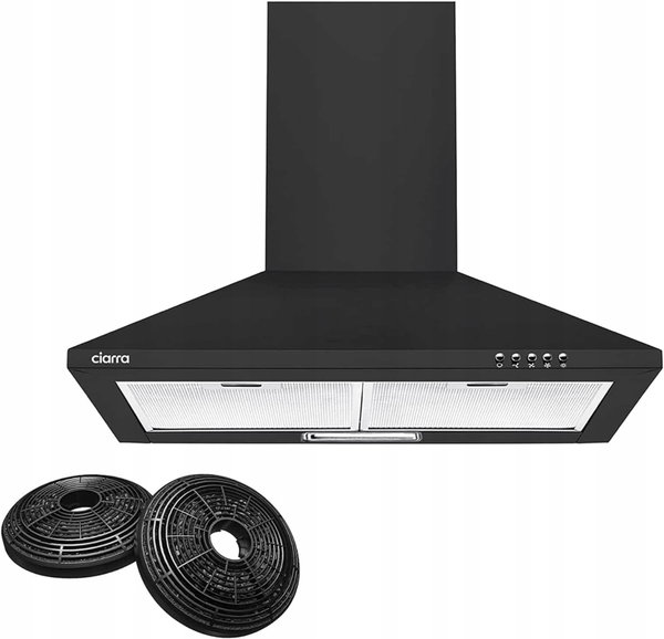Okap Kuchenny CIARRA CBCb6201 LED 60 cm Klasa Energetyczna A++