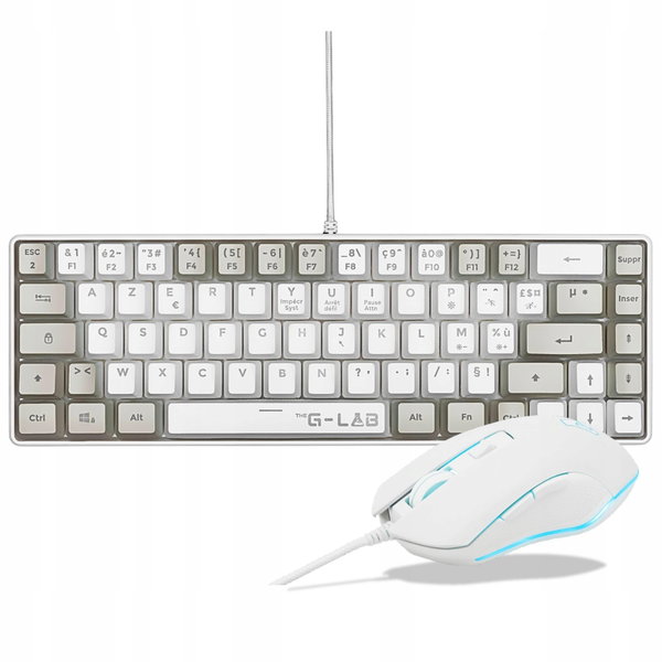 Pakiet klawiatura The G-Lab Hydrogen Combo RGB Azerty FR dla graczy