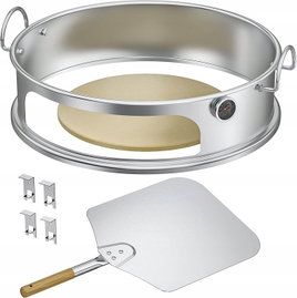 Piec do pizzy Onlyfire zestaw do grilla Weber 57 cm na węgiel drzewny