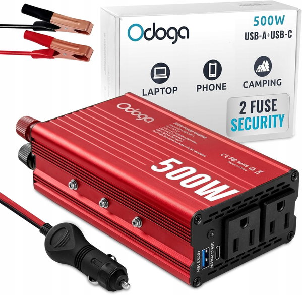 Odoga 500 W, 12 V Dc Eu Strandard Power Inverter-