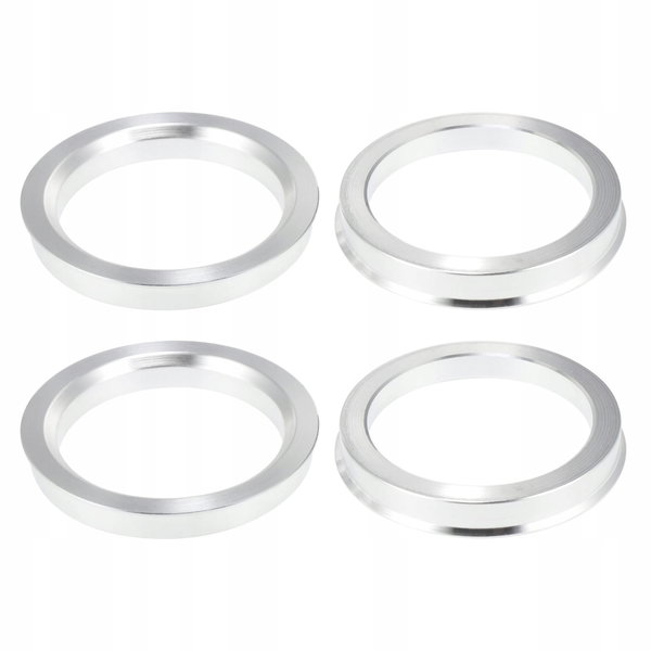Pierścienie centryczne X AUTOHAUX 71.5mm 57.1mm aluminium 4 sztuki