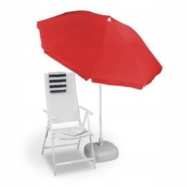 Parasol Relaxdays klasyczny pomarańczowy 180 x 205 cm