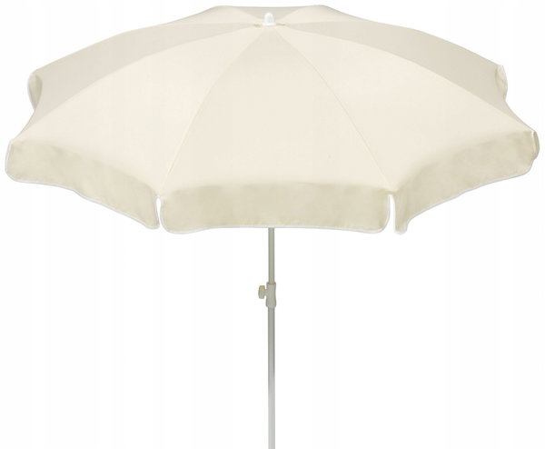 Parasol SCHNEIDER Ibiza beżowy klasyczny okrągły 200x200 cm ogród