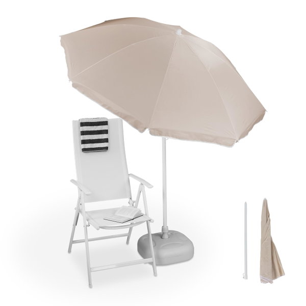 Parasol Relaxdays Parasol przeciwsłoneczny wielokolorowy 180 cm