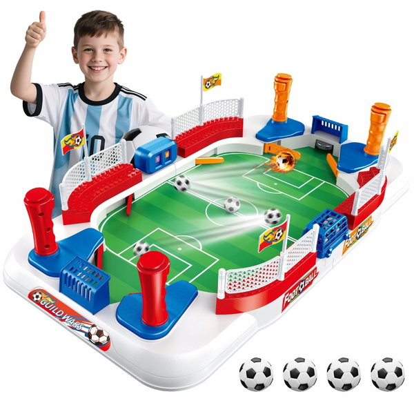 Piłkarzyki Mini Stół z Dzwonkiem i Licznikiem 55x31cm dla Dzieci