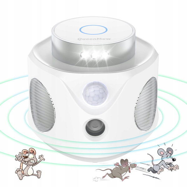 Odstraszacz PestMaster Ultra LED 360 stopni ultradźwiękowy