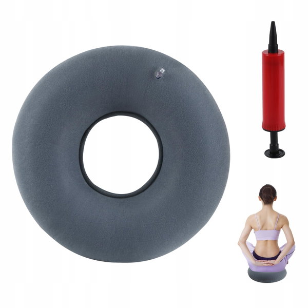Poduszka nadmuchiwana Medico Ring 34 cm pierścieniowa z pompką