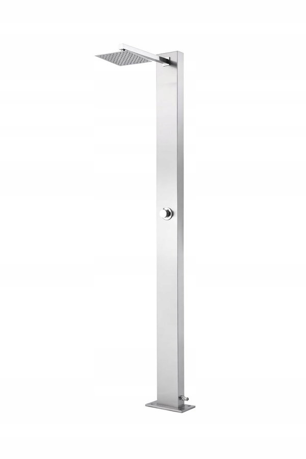 Prysznic ogrodowy Concept Motion 210 cm z deszczownicą stal nierdzewna 304