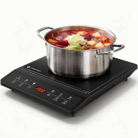 Płyta indukcyjna AMZCHEF 1 płyta 2000W 20 poziomów temperatury timer