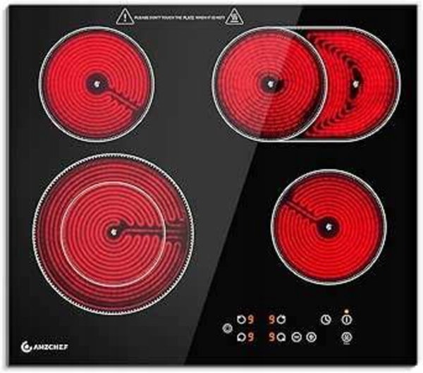 Płyta ceramiczna do zabudowy Amzchef CE-FS-R66S-POSS01C