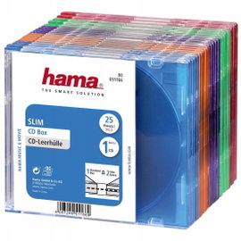 PUDEŁKA HAMA ZESTAW PŁYT CD WIELOKOLOROWE KOMPAKTOWE
