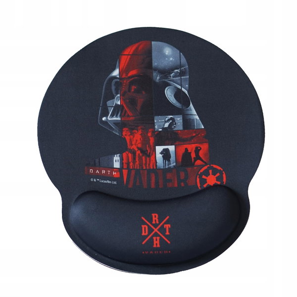 Podkładka pod mysz WONDEE Darth Vader antypoślizgowa ergonomiczna żelowa