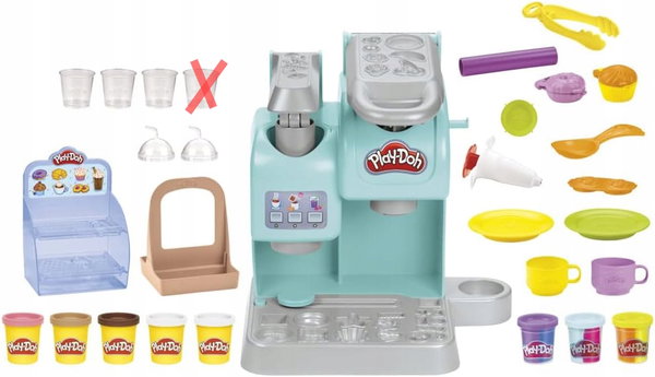Play Doh ciastolina zestaw Kolorowa Kawiarnia Hasbro F5836