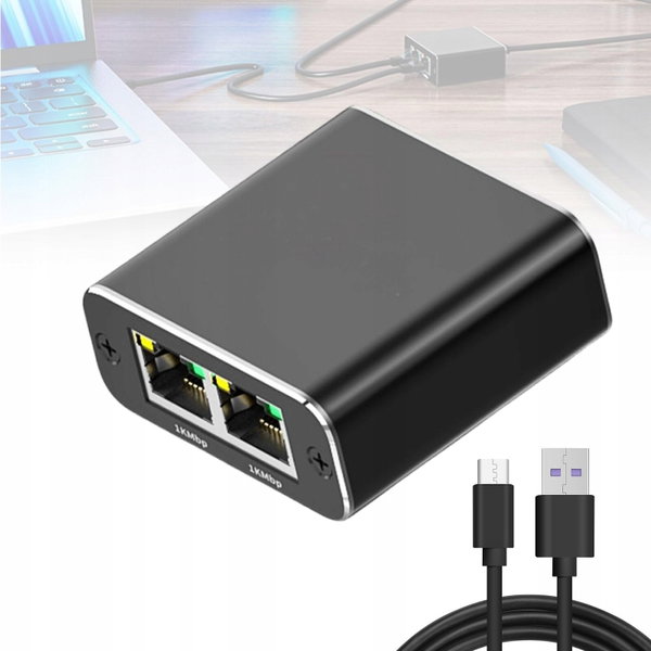 Przełącznik RJ45 Gigabit SmartManage metalowy 1000Mbps