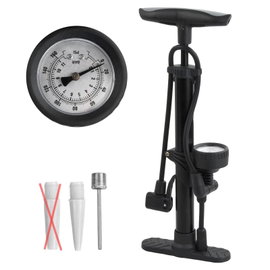 Pompka rowerowa ProGear X100 Czarna 160PSI z manometrem Presta Schrader
