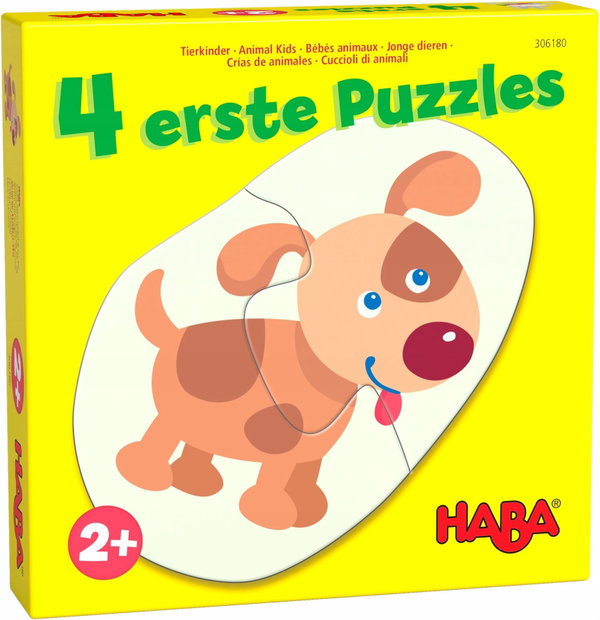Puzzle Erste 4er Tierkinder dla dzieci z kolorowymi obrazkami zwierzątek
