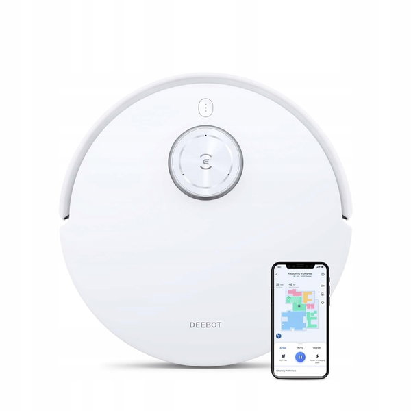 Robot sprzątający Ecovacs DEEBOT T10 biały z funkcją mopowania inteligentny