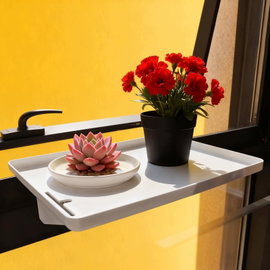 Regał Meubles Confort 32x235cm Biały z Organizatorem na Tablet Praktyczny
