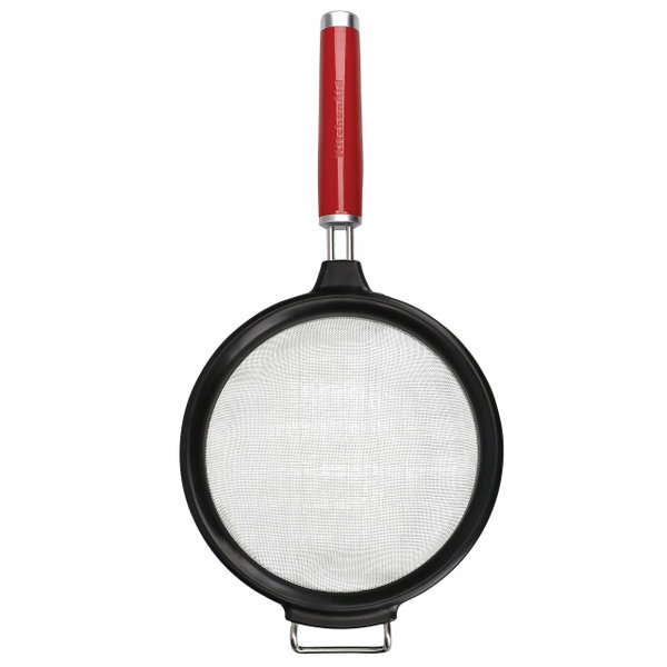 Sito kuchenne KitchenAid Empire Red Drobne oczka Stal nierdzewna