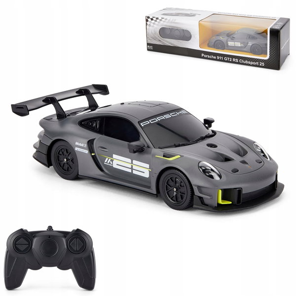 Samochód RC Porsche 911 GT2 RS Clubsport 25 szary skala 1:24