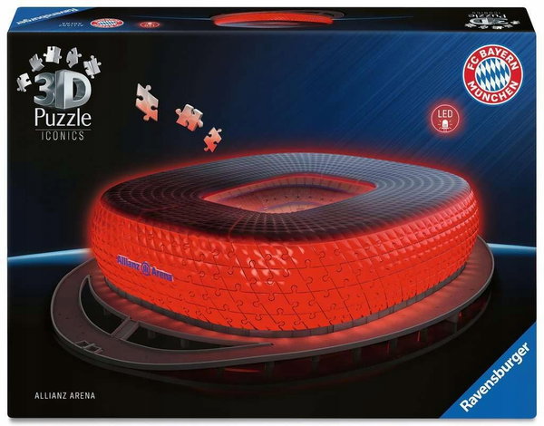 Ravensburger Puzzle Iconics: Allianz Arena LED