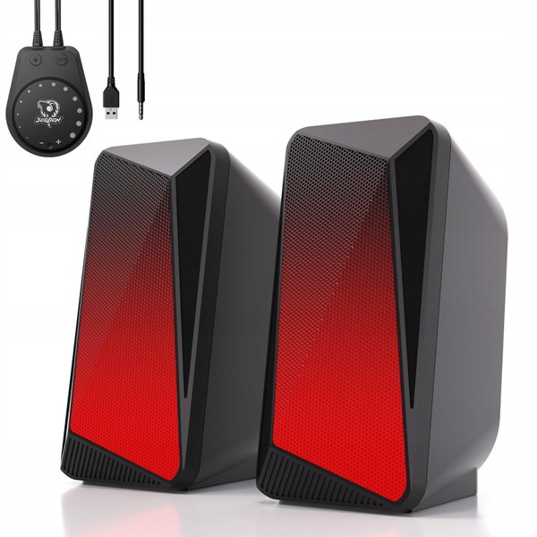 SOULION C30 Głośnik PC do monitora, laptopa, gier AUX 3,5 mm