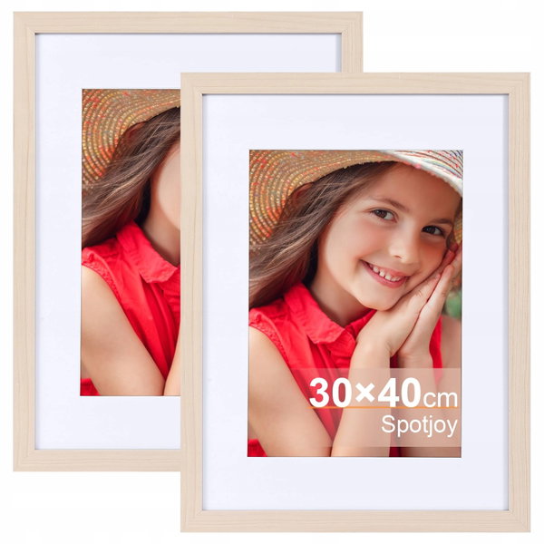 Ramka Spotjoy WoodLine brązowy 30x40cm zestaw 2 szt