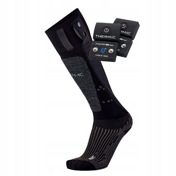 Skarpety grzewcze Therm-ic Powersocks czarny Bluetooth 39-41